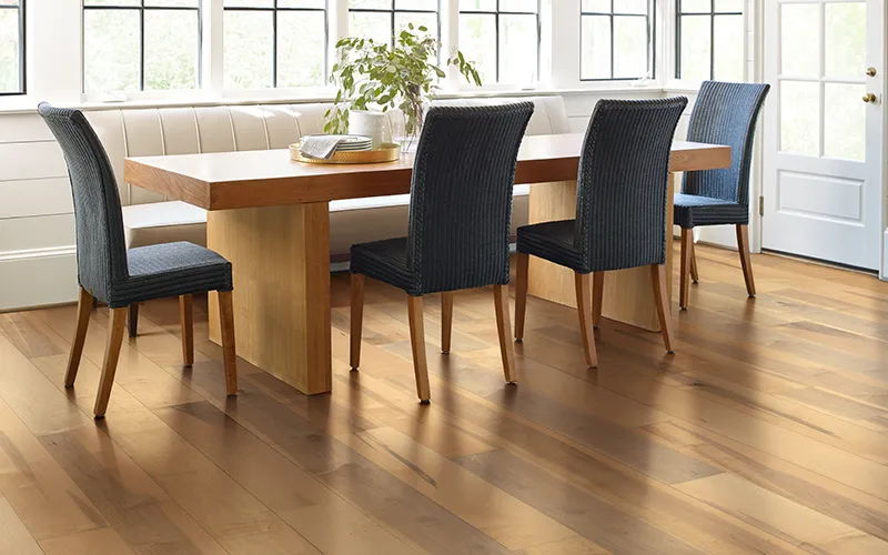 Upgraded Hardwood Flooring in Dining Room | Carpet Warehouse