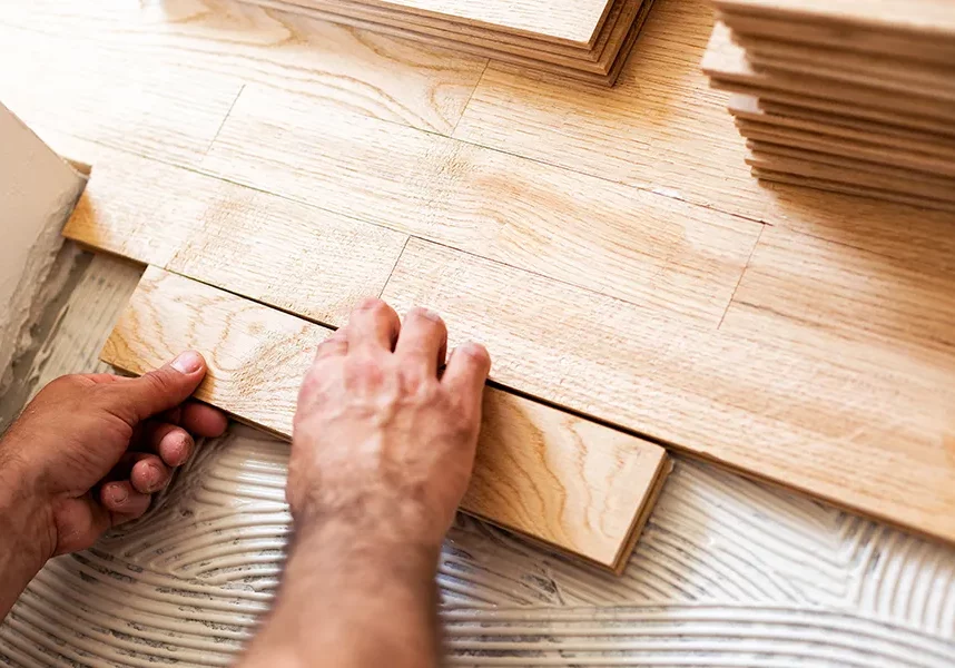 Hardwood installation | Carpet Warehouse